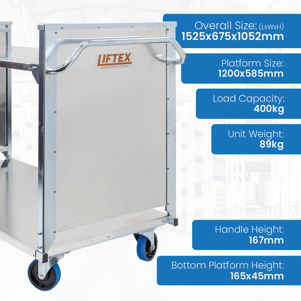 Liftex Auto Levelling Trolley — Liftex Materials Handling Equipment