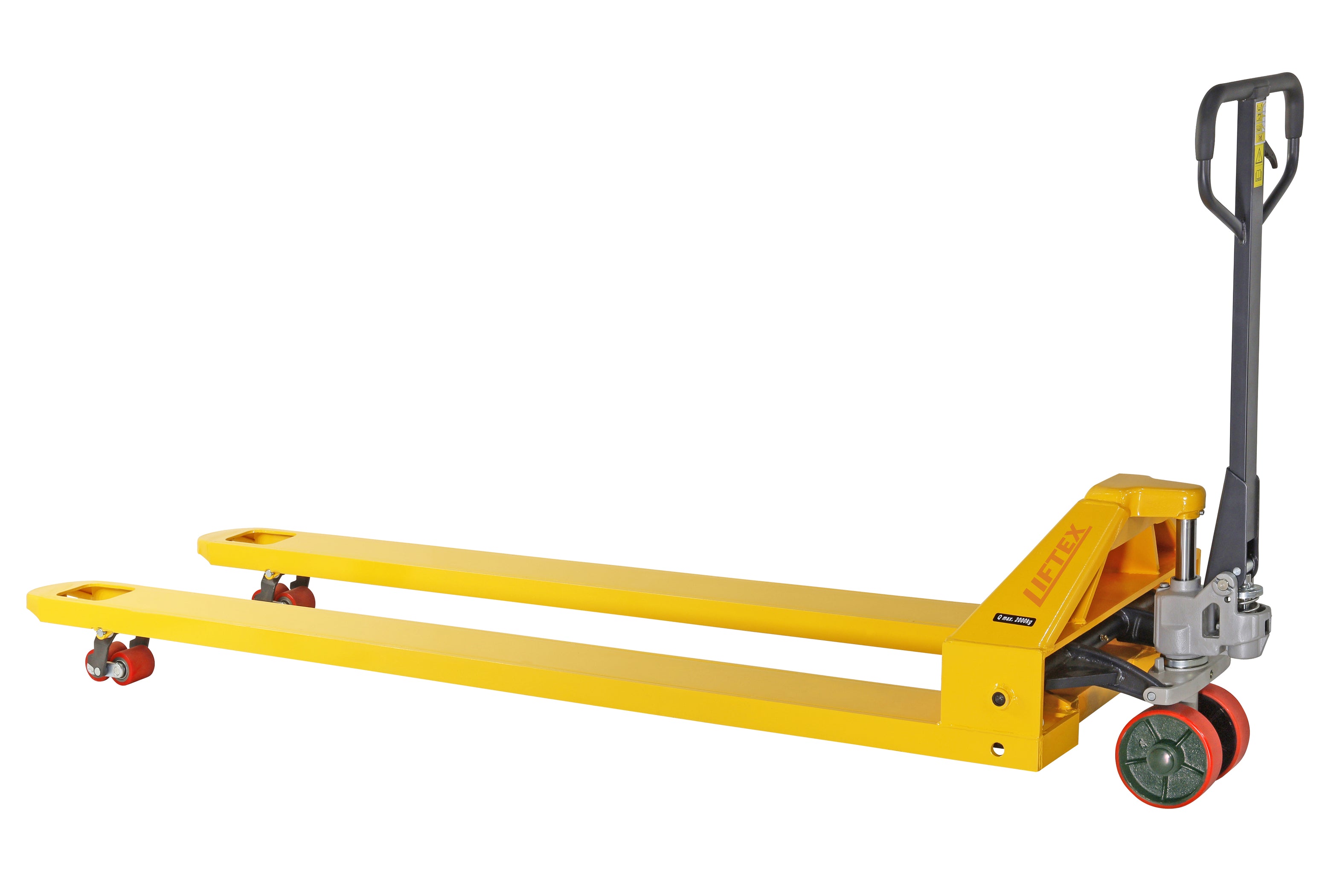 2000kg Capacity Extra Long Pallet Truck (1800mm long forks) — Liftex
